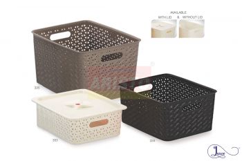 Storage Basket Plastic, 600X430X300Mm, IMPA Code:150532