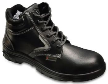 Boots Rigger, BS EN20345 Size EU46/UK9/US10, Make:Heapro, Type:High Ankle New Black, IMPA Code:313524