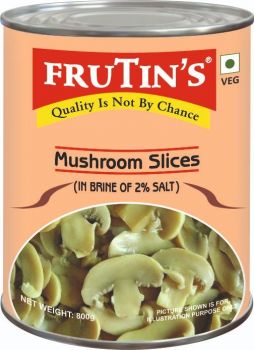 Mushroom Sliced Frozen 800Grms/Tin, IMPA Code:000335