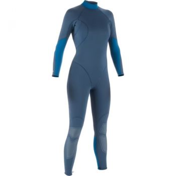 Women Scuba Diving Wetsuit Scd 100 Back Zip Storm Grey, Size=L, Make:Decathlon