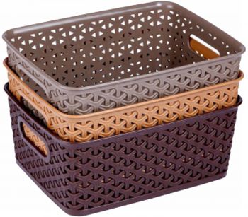 Storage Basket Plastic, 620X440X340Mm, IMPA Code:150531