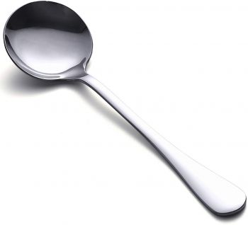 Soup Spoon 18-Chrome, Stainless Engraved Handle, IMPA Code:170104