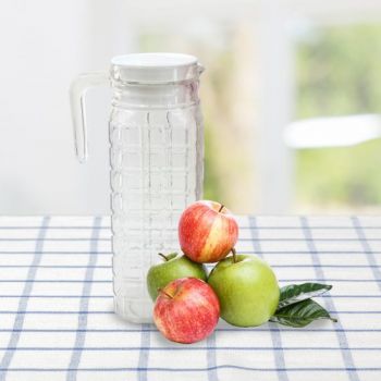 Water Jug Glass With Cover, 1.9Ltr, IMPA Code:171207