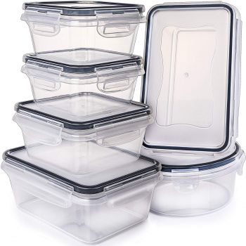 Food Container Plastic W/Tight, Sealcover 182X115X51Mm 0.8Ltr, IMPA Code:172881