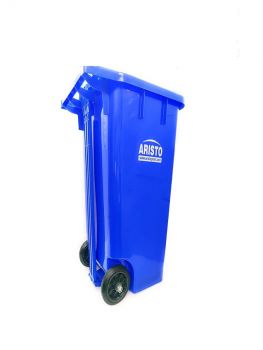 Garbage Can Plastic W/Cover, Rectangular Base 53Ltr, Make: Aristo, IMPA: 174167