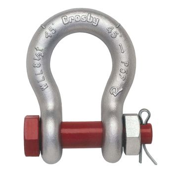 Shackle Anchor Forged, Bolt Type G-2130 Galv 4", Make:Crosby, IMPA:234245