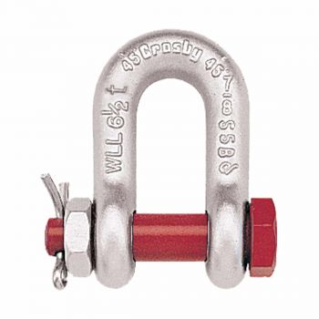 Shackle Chain Forged, Bolt Type G-2150 Galv 5/16", Make:Crosby, IMPA:234292