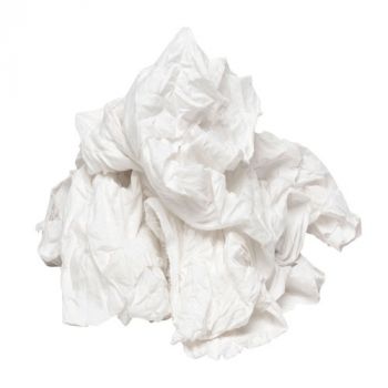 Rag Cotton Over 100% Sterilized, White, Make:Tuft,  IMPA Code:232907