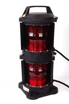Side Light Red Double, Polycarbonate Lens 220-240V, Make:Nautilus, IMPA Code:370423