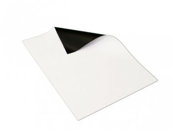 Sheet Magnet Rubber, White 100X300Mm, IMPA Code:471675