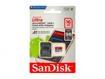 Card Flash Memory (Picture), 16Gb, Make:Sandisk , IMPA Code:471857