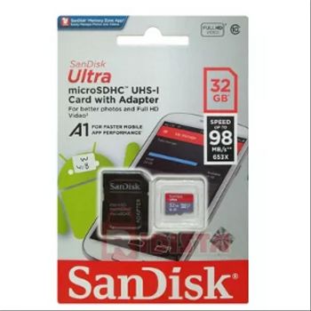 Card Flash Memory (Picture), 32Gb, Make:Sandisk , IMPA Code:471858
