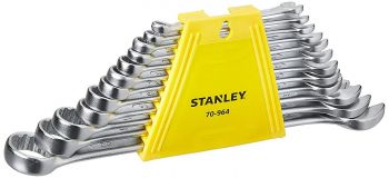 Wrench Set Open & 12-Point Box, 8X8 To 32X32Mm 14'S, Make:Stanley, Type:70-965E, IMPA:610535