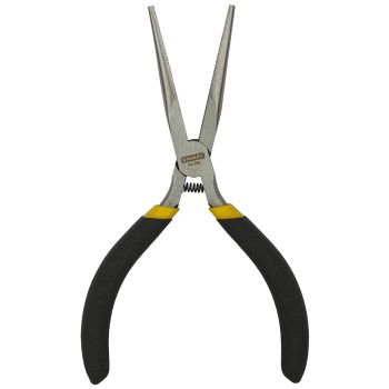 Plier Long Needle Nose, Plastic Covered Handle 125Mm, Make:Stanley, Type:84-096-23, IMPA:611686
