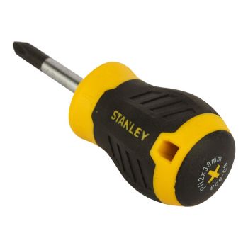 Screwdriver Plastic Handle, Non-Insulated Slotted 6.5X38Mm, Make:Stanley, Type:STMT60825-8