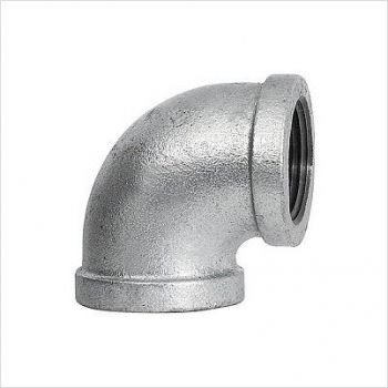 Elbow Malleable Cast Iron Galv, 90Deg 1/2, IMPA Code:730164