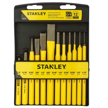 Chisel & Punch Set Combination, 150Mm 7'S, Make:Stanley, Type:16-299, IMPA:613088