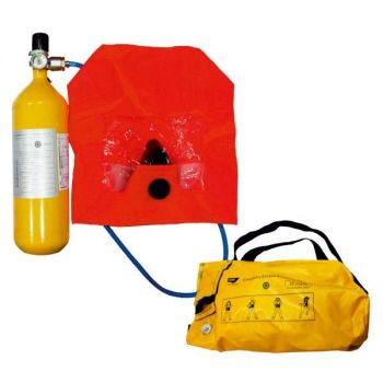 Emergency Escape Breathing Device, 15 Minutes Capacity, Make:SHM, Type:Aether EBD 15, IMPA Code:330438, Approval:EC/MED