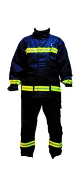 Fireman's Suit Comprising: Trousers and Jacket, Type:Vulcan F2, IMPA Code:330911, Approval:EC/MED