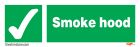 Smoke Hood Sign, Size: 100 x 300 mm, Make:SHM, IMPA Code:334183