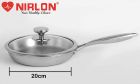 Stainless Steel Fry Pan 240 Mm, Make:Nirlon, IMPA:171719